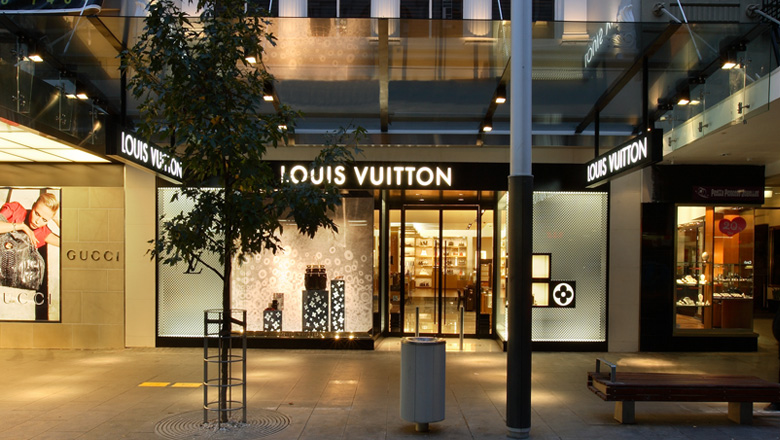 A Louis Vuitton Shop in Auckland, New Zealand Editorial Photo