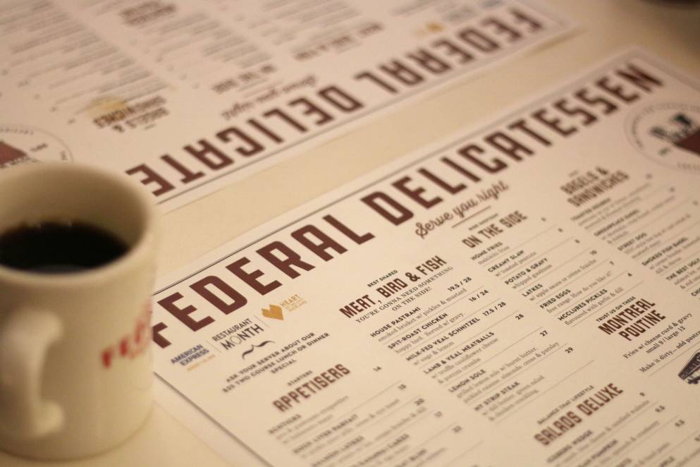 Menu's