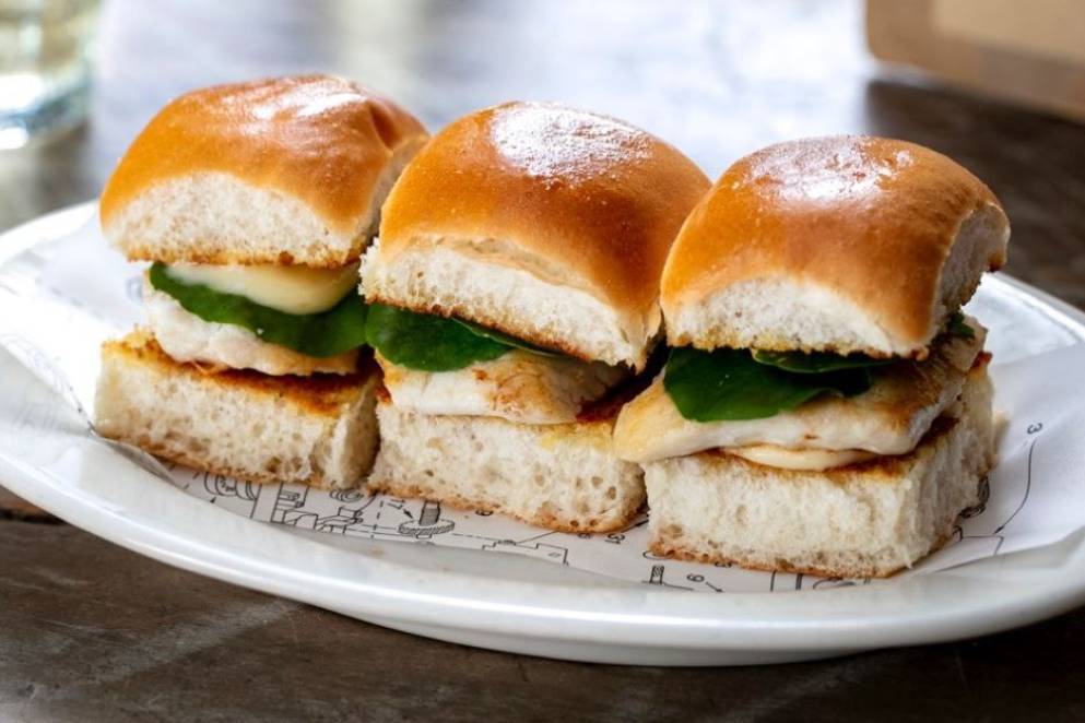 Depot eatery & oyster bar - Turbot sliders with pickled lemon mayo 