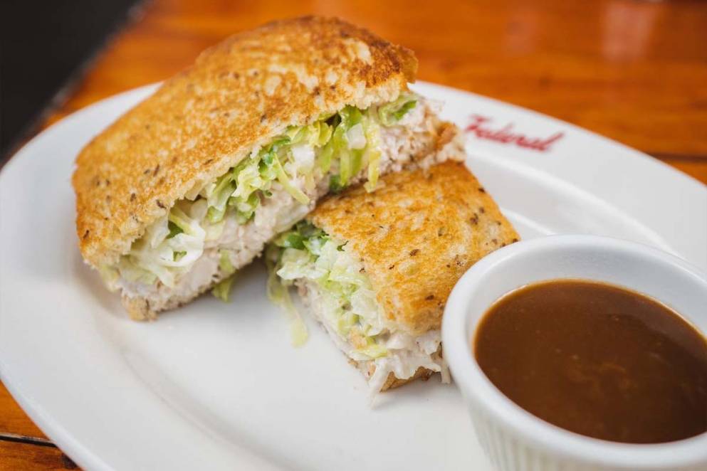 Federal Delicatessen chicken sandwich