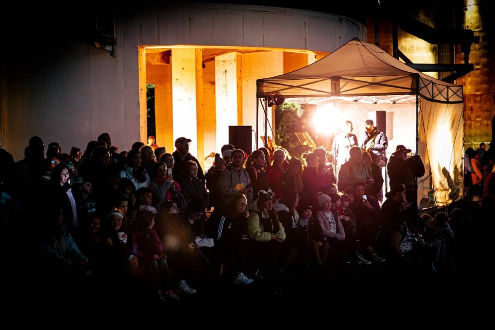 Matariki evening lights silo park