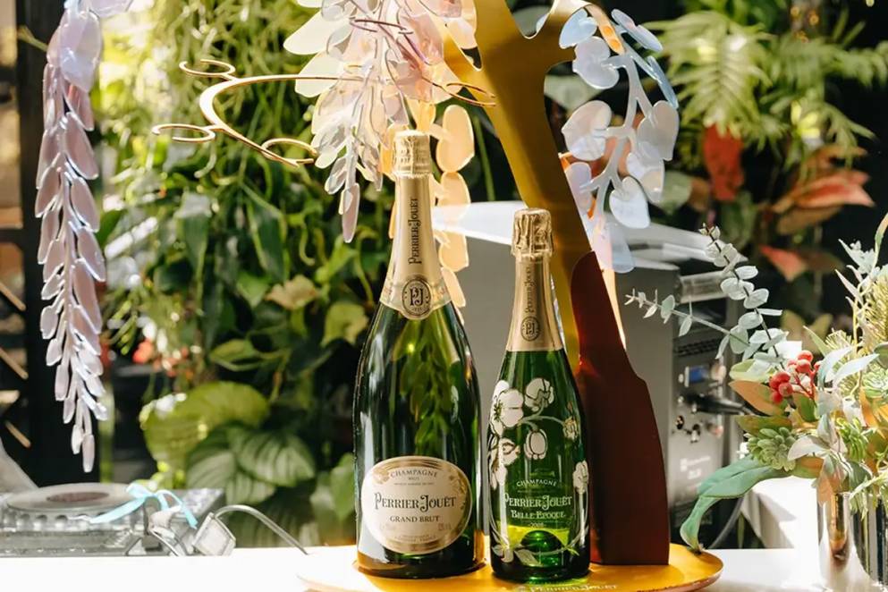 The Champagne Garden Perrier-Jouët x Huami