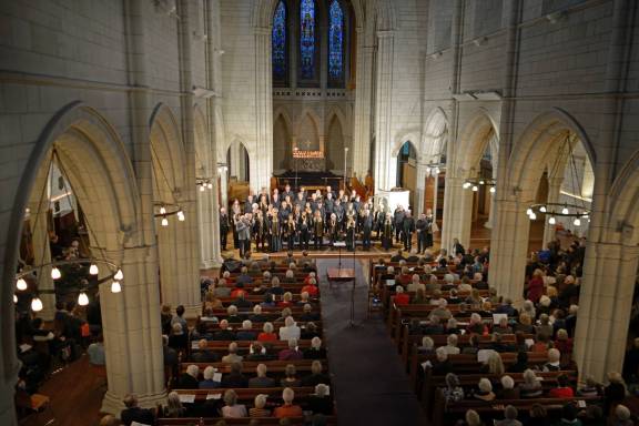 Interior of church