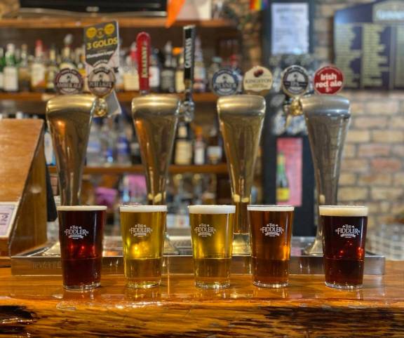 Happy hour at The Fiddler 