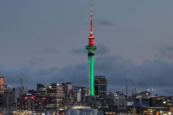 Sky Tower Anzac Day