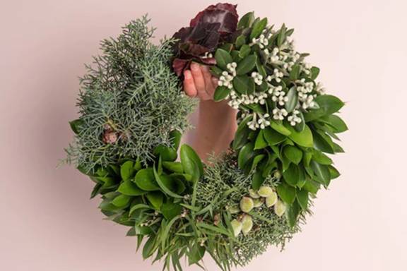 Christmas wreath workshop