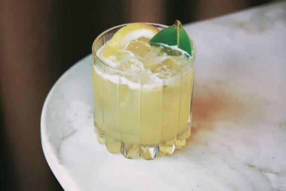 Sunset Bar gin cocktail