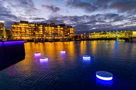 IWA by Tuhirangi Blair at Viaduct Harbour 4.jpg IWA by Tuhirangi Blair at Viaduct Harbour 4.jpg