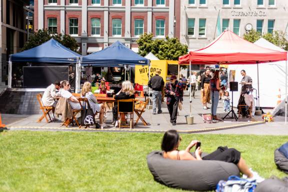 Britomart Saturday Market (Sparks image)