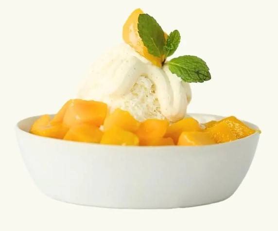 mango snow bingsu mango snow bingsu