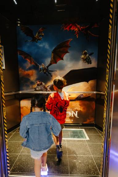 Dragons and Vikings at the Sky Tower