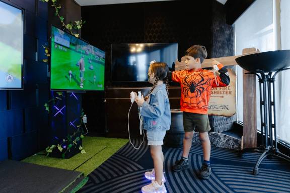 Dragons and Vikings at the Sky Tower