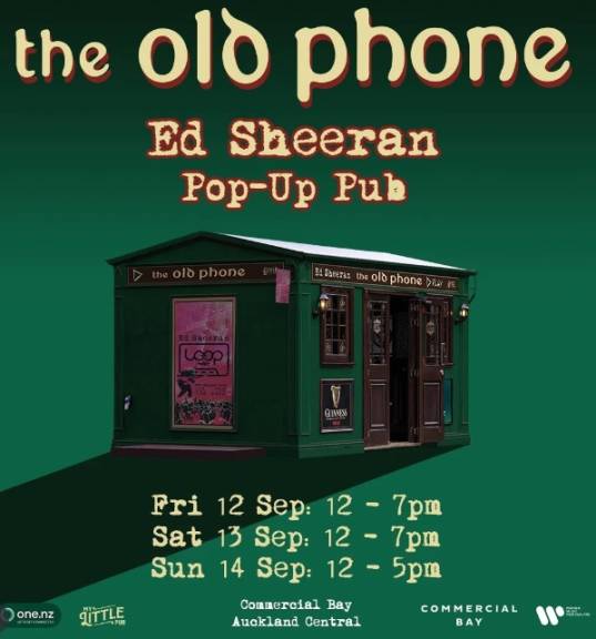 The Old Phone Ed Sheeran Pop Up Pub Commercial Bay The Old Phone Ed Sheeran Pop Up Pub Commercial Bay