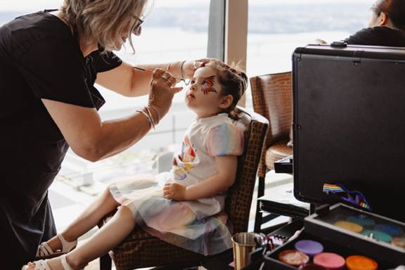 Sky Tower Halloween Face painting