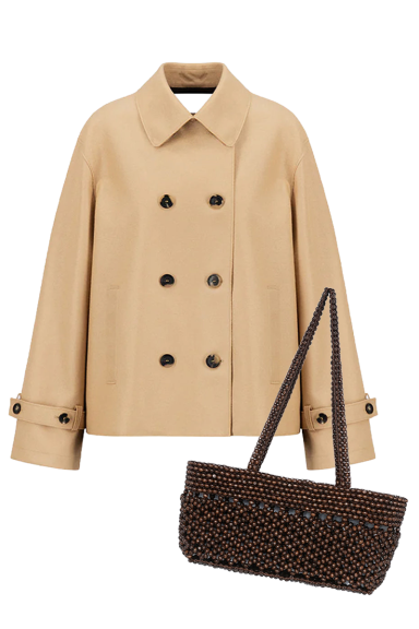 Harris Wharf London - Cropped Trench Coat