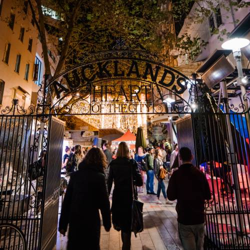 Events night time exterior of the city