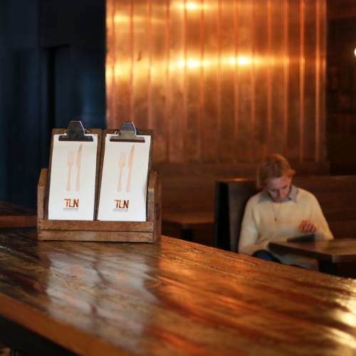 Interior of a bar