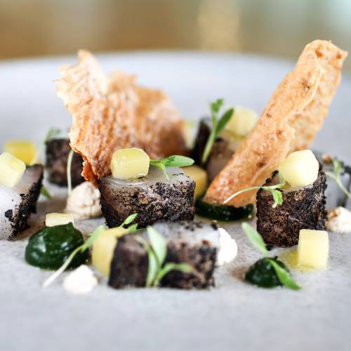 Interior of Fish Restaurant