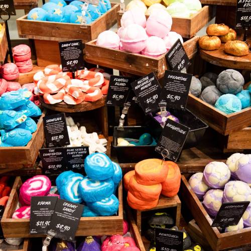 Bath water soaps