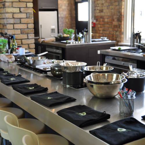 Preparation for a cooking class