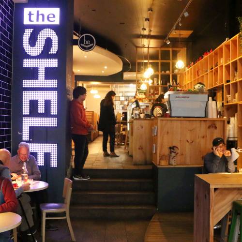 Interior of eatery