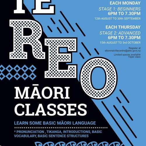Te Reo Māori Classes - Free