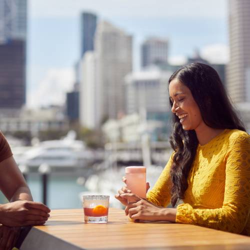 Christmas catch ups on the waterfront