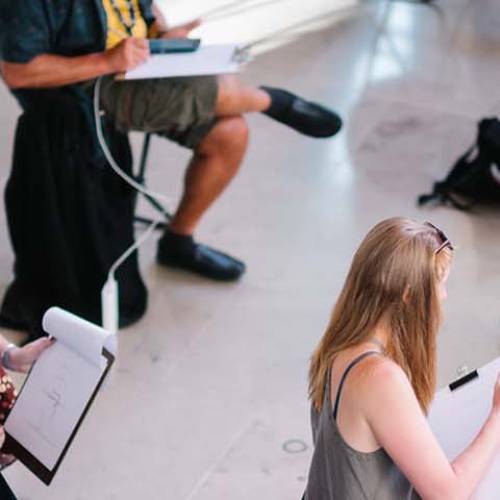 Lunchtime drop-in drawing at Auckland Art Gallery