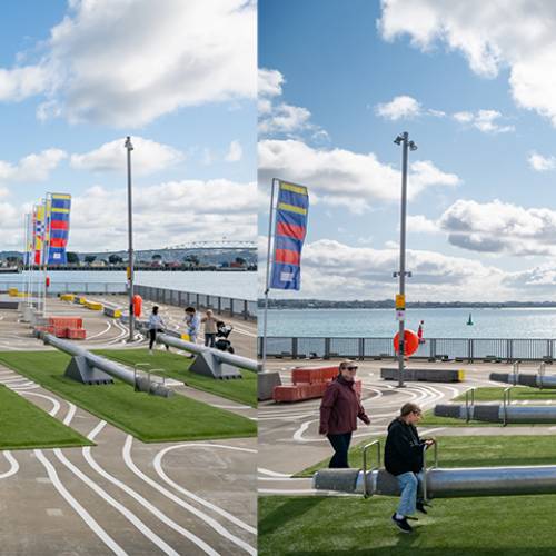 The Pocket Park at Hobson Wharf