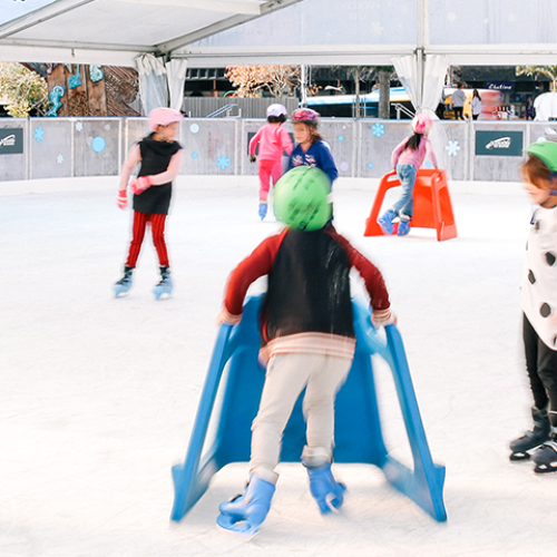 Aotea Ice rink helmets