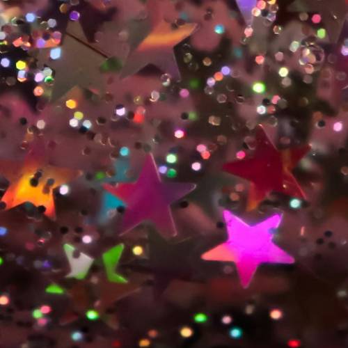 Stars sparkle glitter