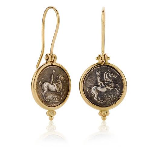 Grecian Coin Earrings