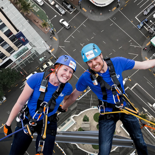 Abseil down a 17-storey building on Queen Street 