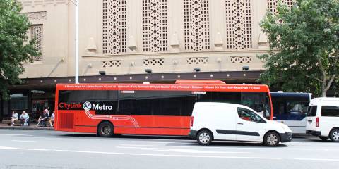 City link bus on Queen street