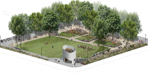 Artist's Impression of Amey Daldy Park