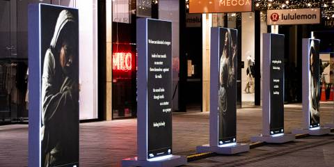 Lightboxes on Te Komititanga