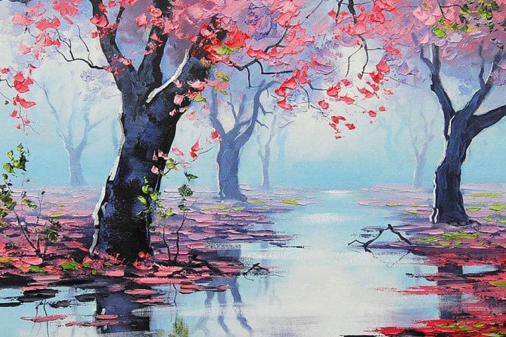 Painting in the park