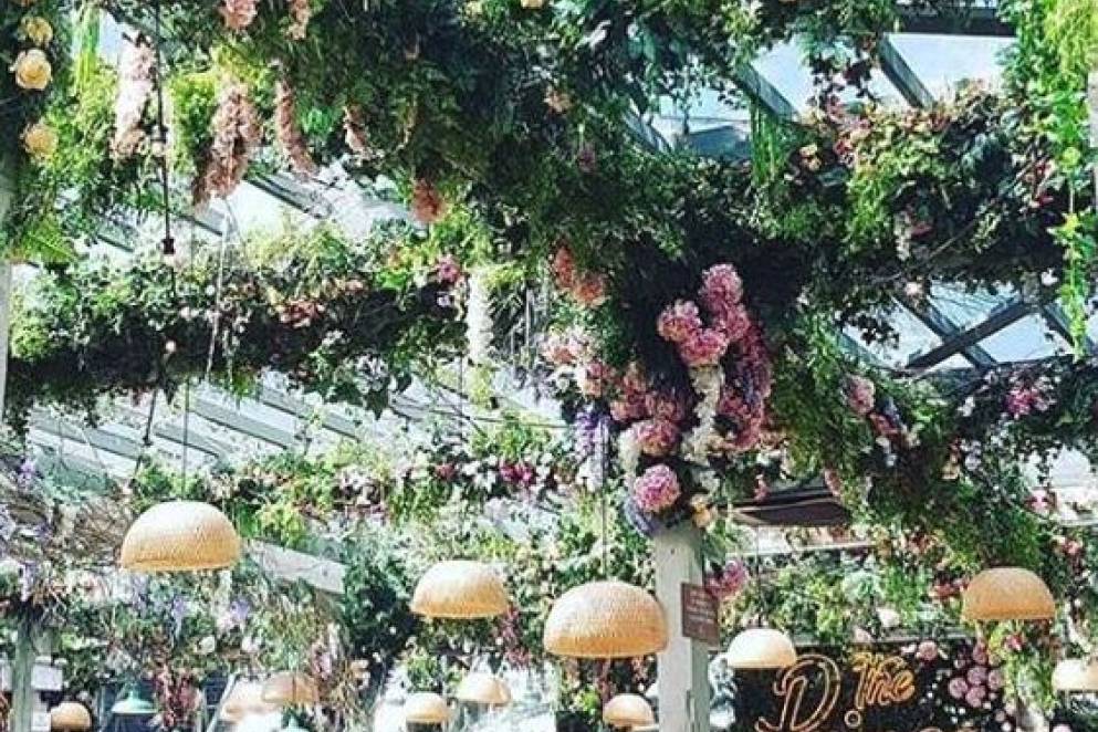 Winter Garden pop up Glass Goose