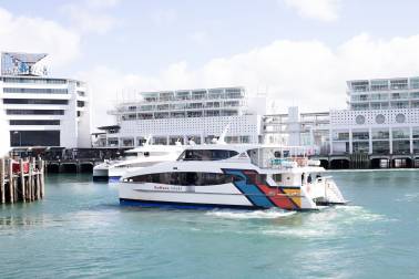 Ferry in Auckland harbour