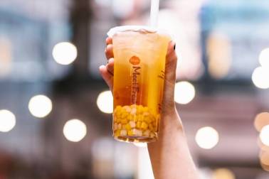 hand holding drink