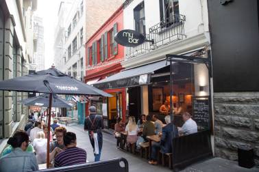 Alleyway seating