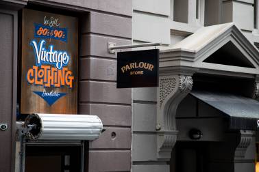 Parlour store sign