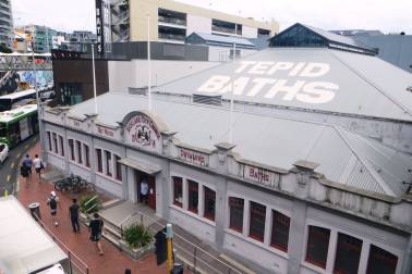 Exterior of swimming pool