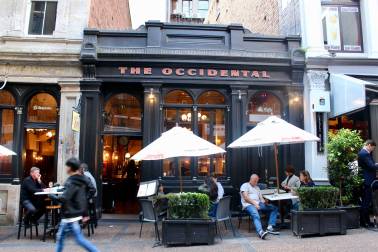 Exterior of restaurant