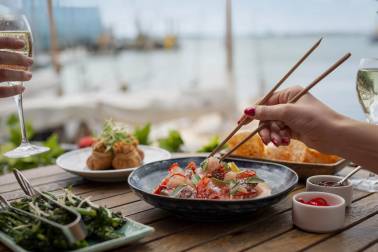 Waterside dining