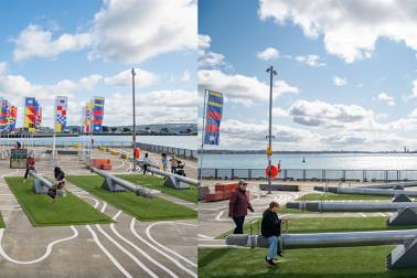 The Pocket Park at Hobson Wharf