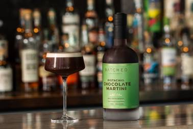 Pistachio Chocolate Martini