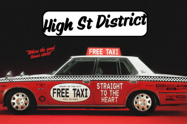 taxi high st banner