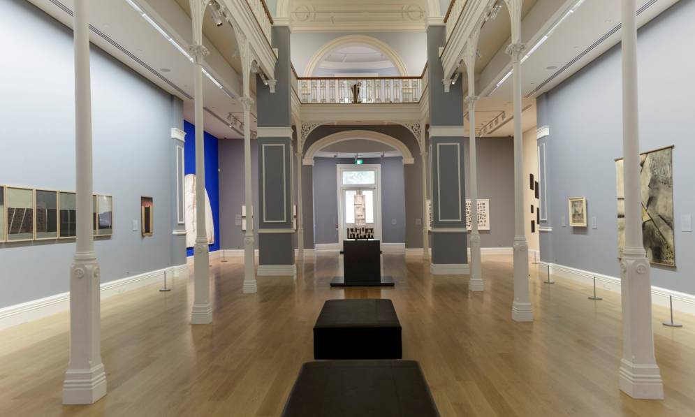 Interior of Auckland Art Gallery