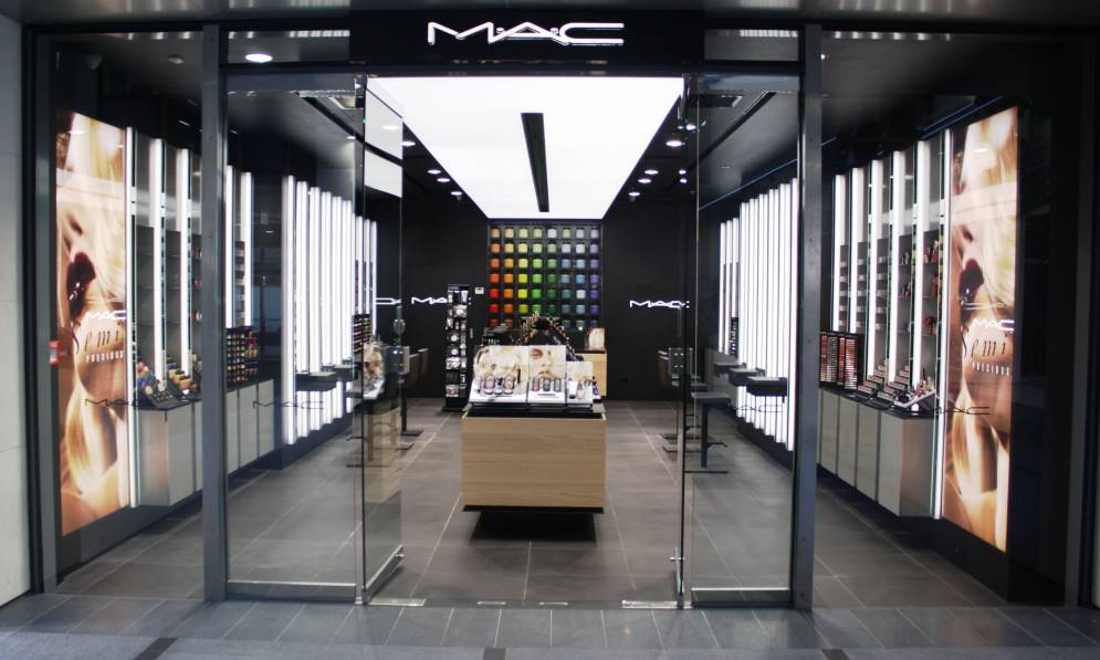 M.A.C makeup storefront 